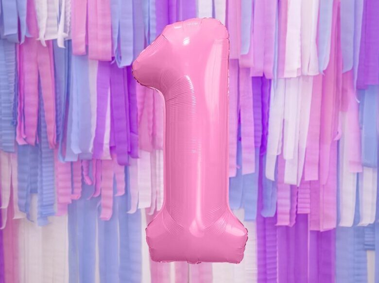 Folijas cipars "1", 72 cm
