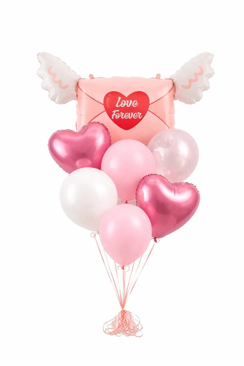 Balonu pušķis “Love Forever”