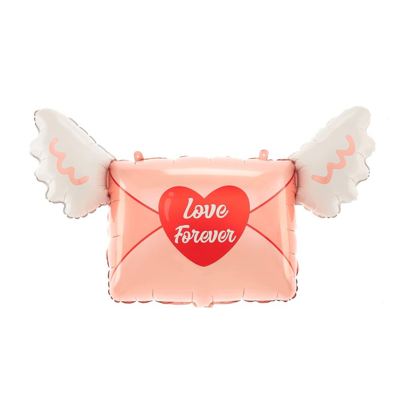 Folijas balons "Love forever" aploksne