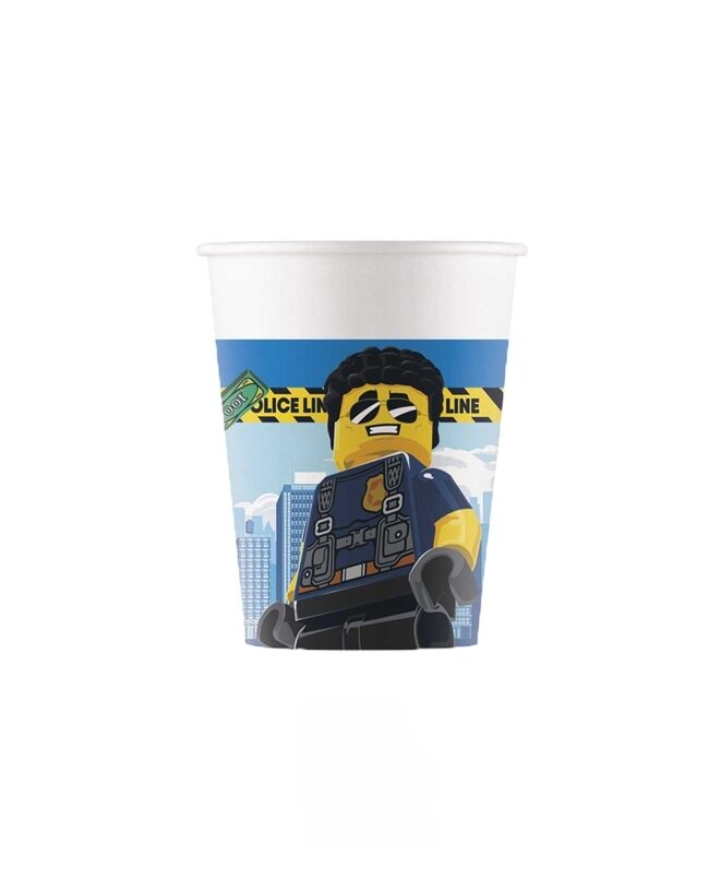 Papīra glāzes "Lego City"