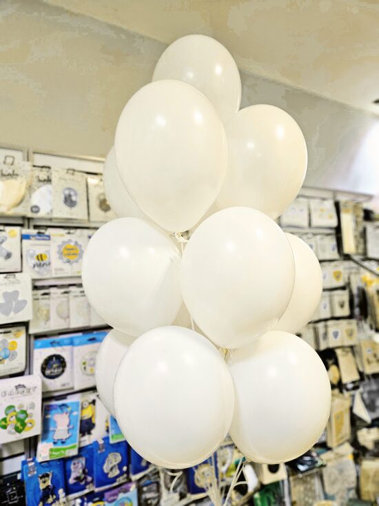 Lateksa balonu pušķis vienā krāsā 