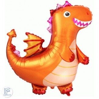 Folijas balons "Pūķis" oranžā krāsā