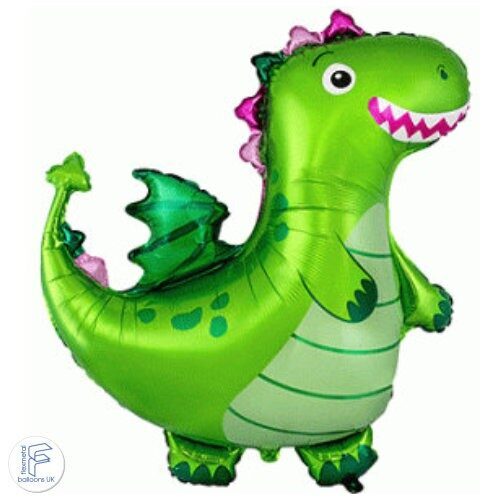 Folijas balons "Pūķis" zaļā krāsā