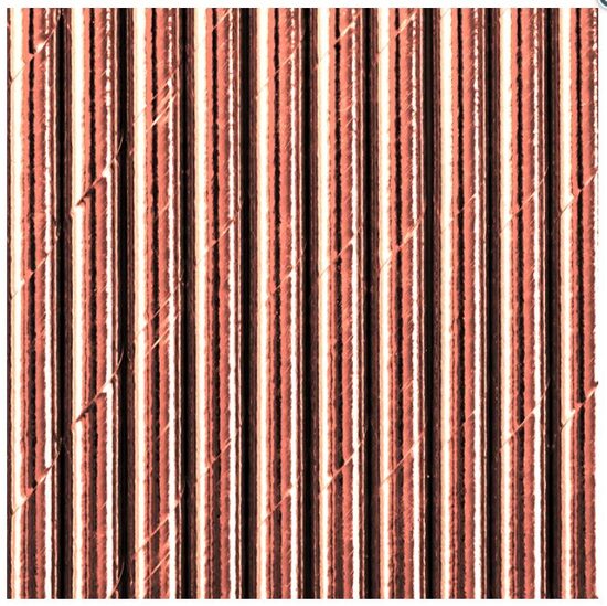 Papīra kokteiļu  salmiņi zelti rozā krāsā. 