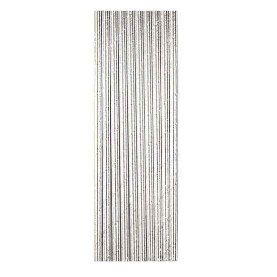 Papīra kokteiļu salmiņi sudraba krāsā 10 gab