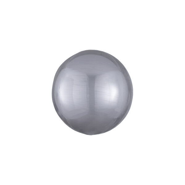 Folijas balons bumba, sudraba