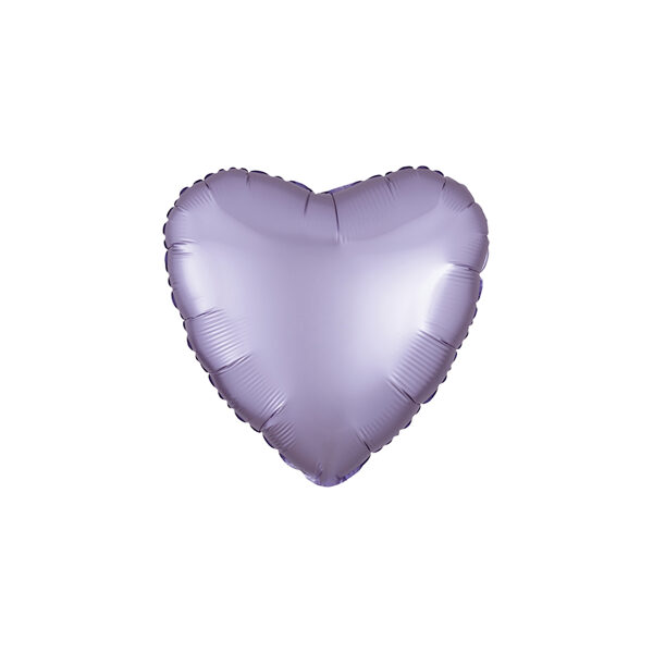 Folijas balons SIRDS formā, satīna violetā krāsā 43cm