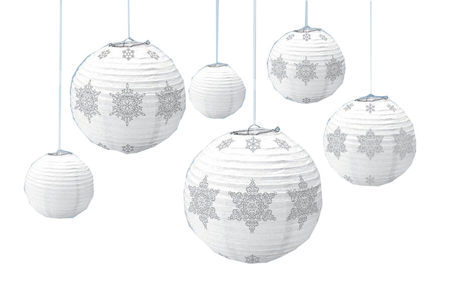 Dekors "Snowflake Lanterns", 1 gab.