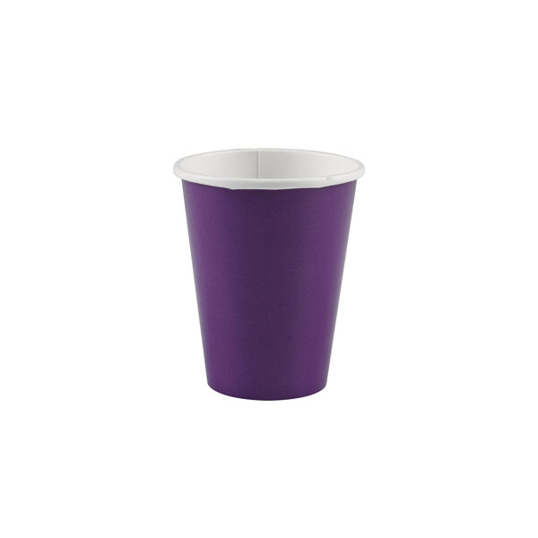 Papīra krūzīte "Purple", 266 ml. 1 iepak./8 gab.