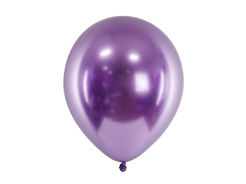 Violets HROMĒTS lateksa balons, 1 gab.