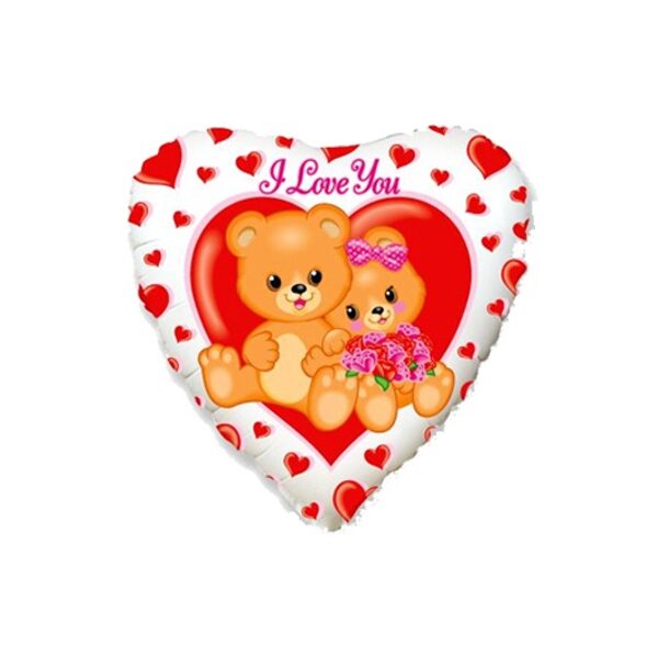 Folijas balons "Bears, I Love You" 45 cm