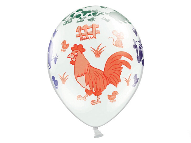 Lateksa balons ar apdruku "Lauku Sēta", 1 gab.