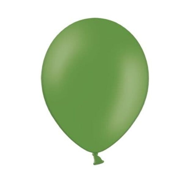 Lapu zaļs/Leaf green PASTEĻKRĀSAS lateksa balons, 1 gab.