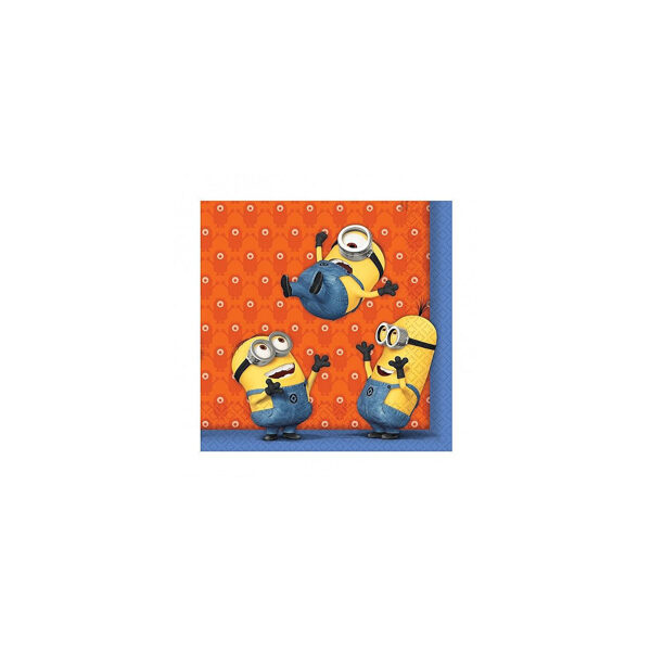 Papīra salvetes "Minions", 33x33cm 1 iepak./20 gab.