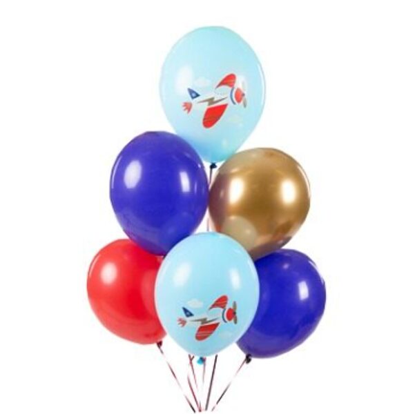 Lateksa balonu komplekts "Lidmašīna"