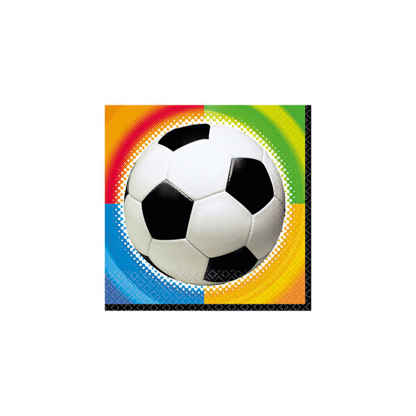 Papīra salvetes "Soccer", 33x33cm 1 iepak./16 gab.