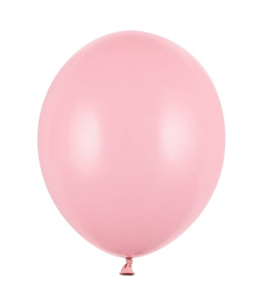 Gaiši rozā/ baby pink PASTEĻKRĀSAS lateksa balons, 1 gab.