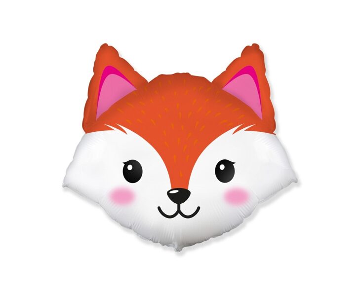 Folijas balons, figūra "Lapsa",  63cm x 62cm