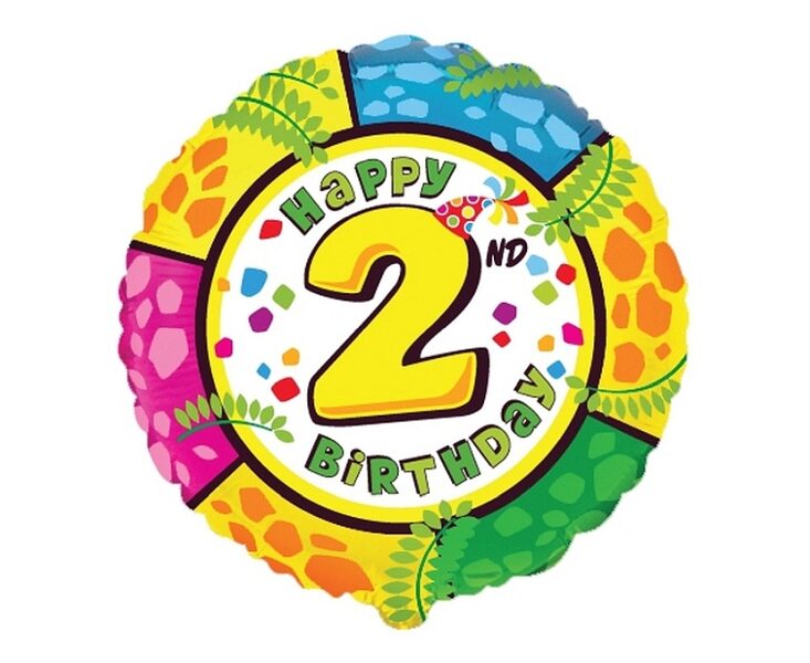 Folijas balons "Happy birthday  2"