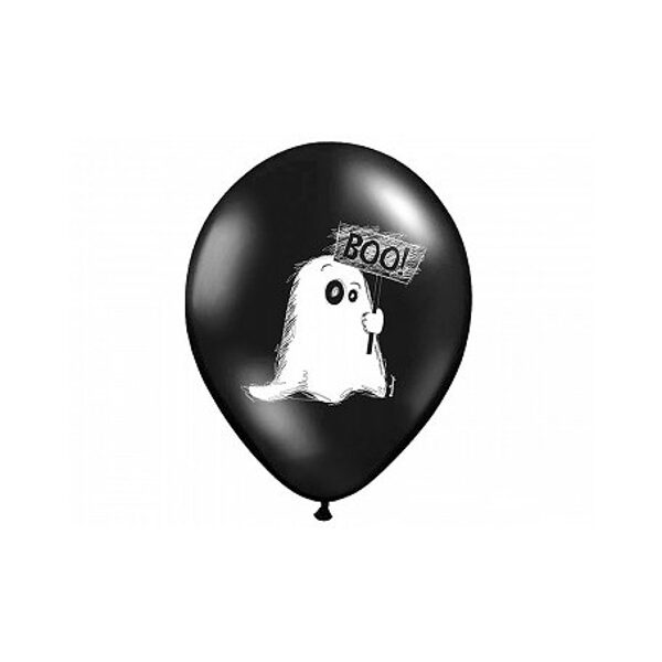 Lateksa balons ar apdruku "BooO", 1 gab.