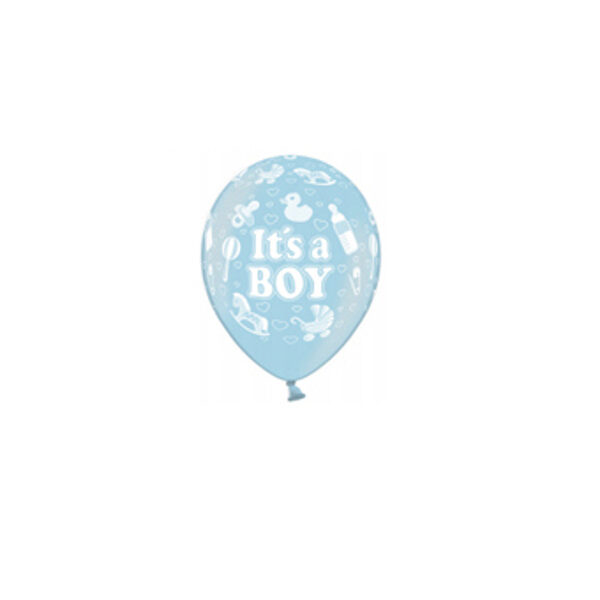 Lateksa balons ar apdruku "It's a BOY", 1 gab.