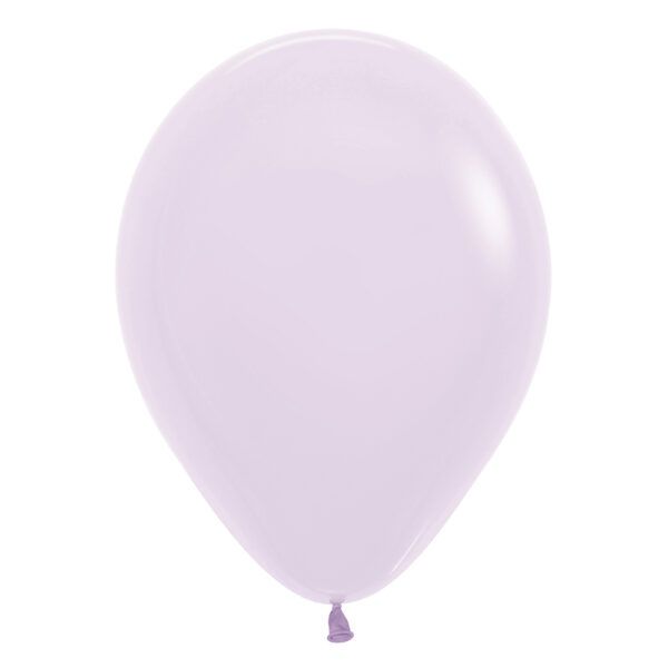 Ceriņu/Matte Lilac PASTEĻKRĀSAS lateksa balons, 1 gab.