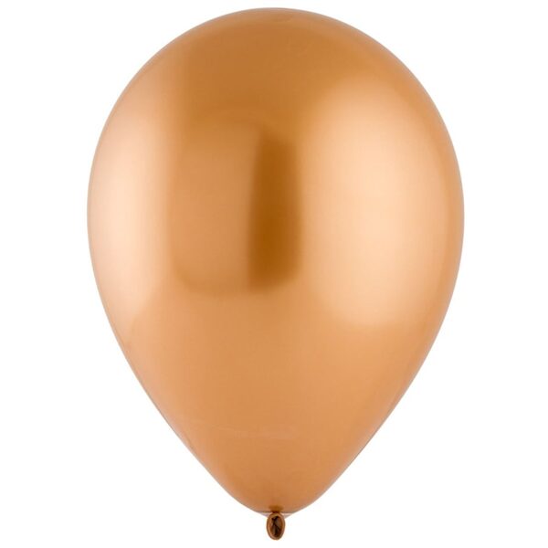 Dzintara krāsas Satin Lux lateksa balons, 1 gab 