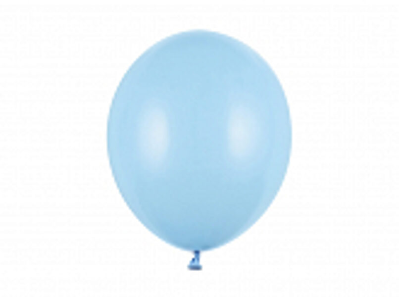 Gaiši zils/baby blue PASTEĻKRĀSAS lateksa balons