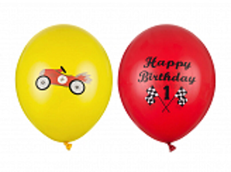 Lateksa balons ar apdruku "Happy birthday" 1 gab