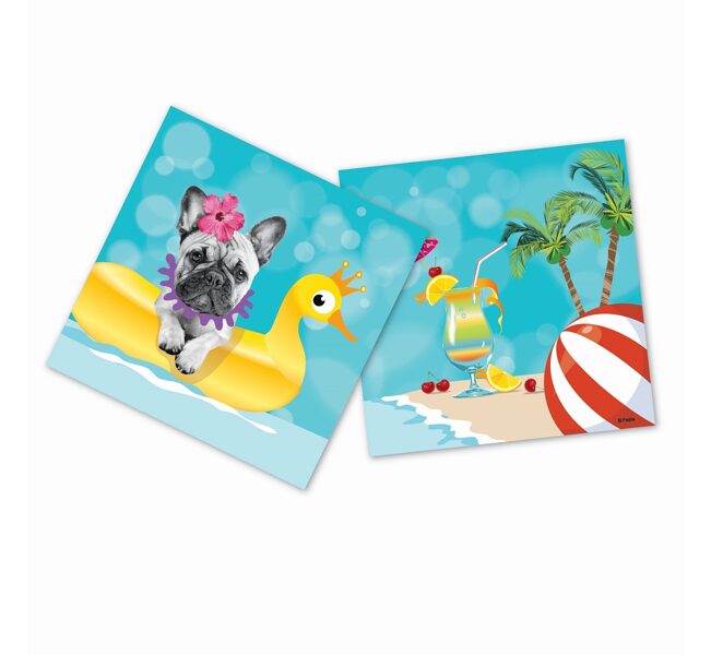 Salvetes "Havajiešu ballīte", 20 gab 