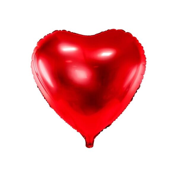 Folijas balons SIRDS formā, sarkanā krāsā 72x73 cm