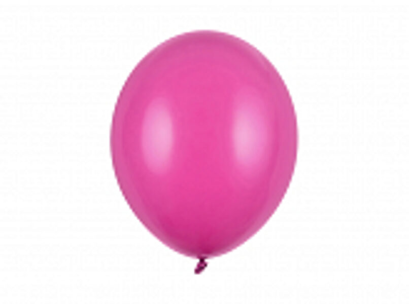Koši rozā PASTEĻKRĀSAS lateksa balons 1.gab