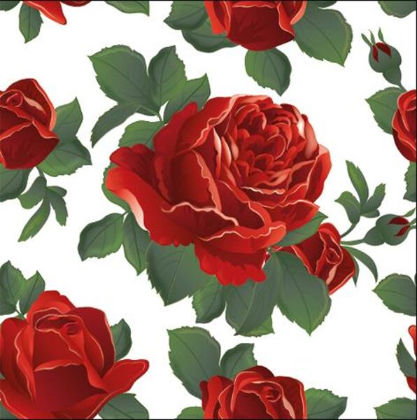 Dāvanu ietinamais papīrs "Red Roses", rullis. 70x200 cm