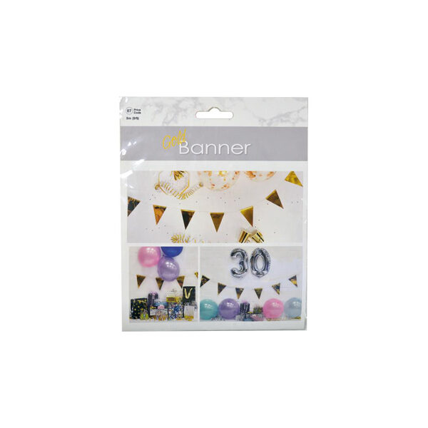 Dekors "Gold Banner", 1 gab.