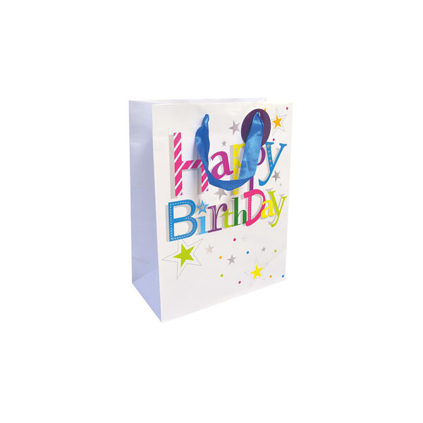 Dāvanu maisiņš H "Happy Birthday"