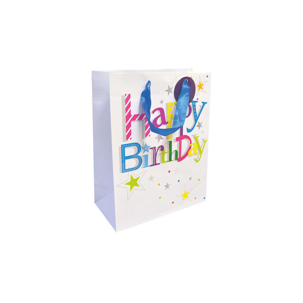 Dāvanu maisiņš D "Happy Birthday"