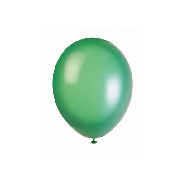 Zaļš PERLAMUTRA lateksa balons, 1 gab.